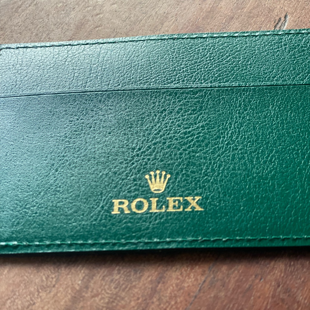 Rolex Green Card HolderAuthenticity Card Holder